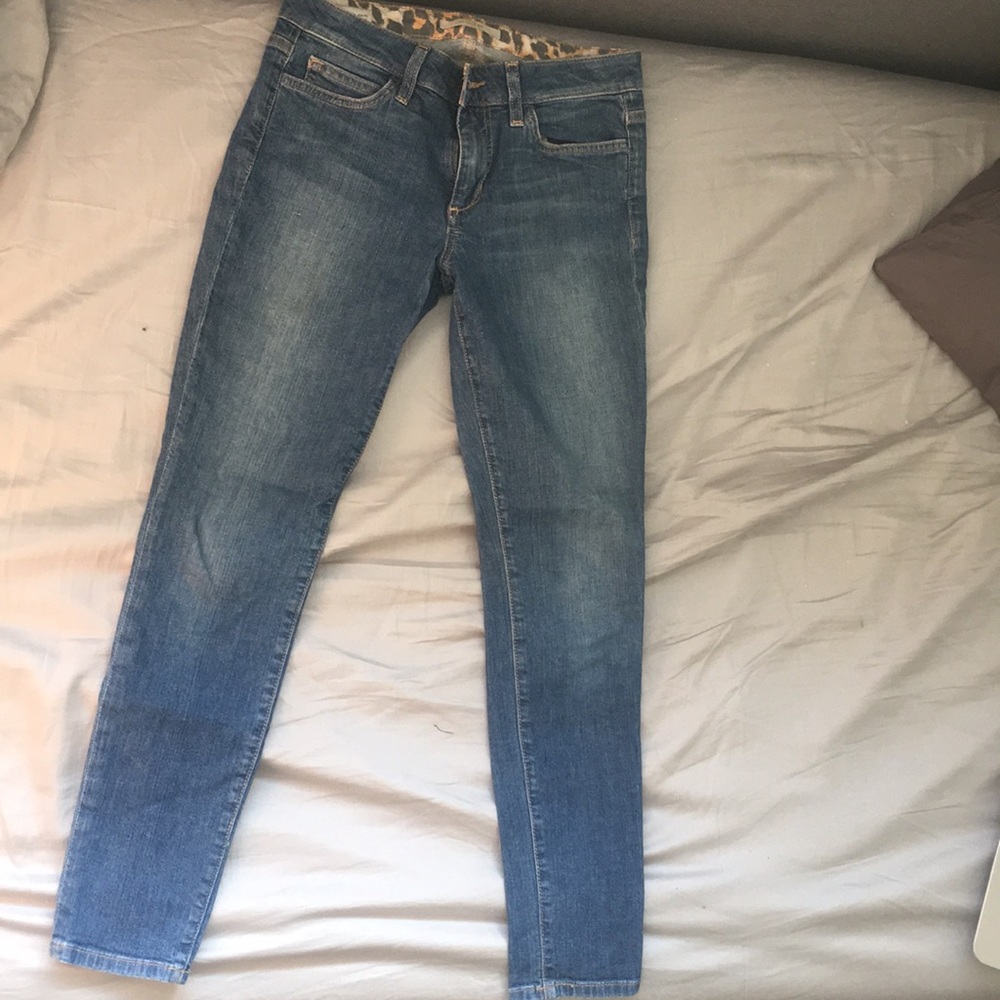 Medium Wash Slightly Cropped Joe’s Jeans